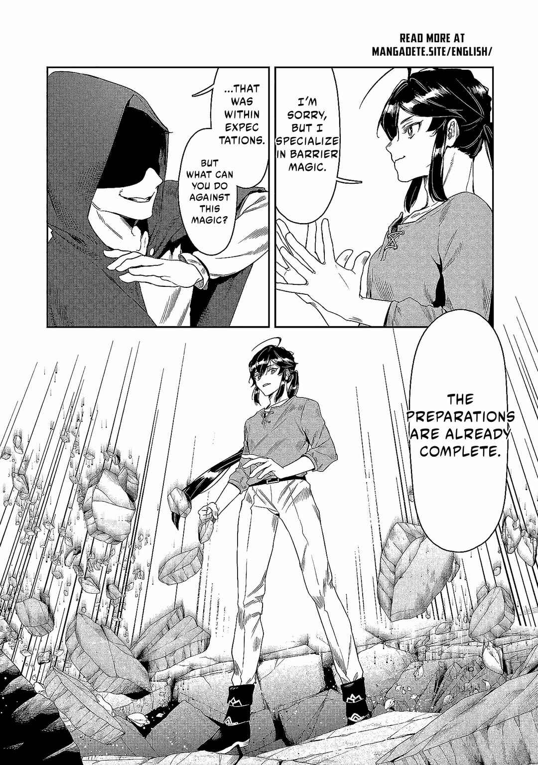 Kuni ni Saikyou no Barrier wo Hattara Heiwa ni Narisugite Tsuihousaremashita ~Ore no Mahou ga Yabasugite, Bijo to Mazoku ni Kakomarerun da ga!?~ Chapter 1 page 27