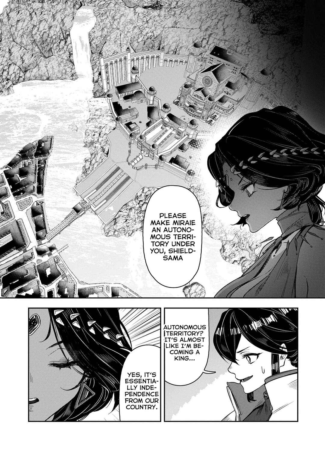 Kuni ni Saikyou no Barrier wo Hattara Heiwa ni Narisugite Tsuihousaremashita ~Ore no Mahou ga Yabasugite, Bijo to Mazoku ni Kakomarerun da ga!?~ Chapter 6 page 3