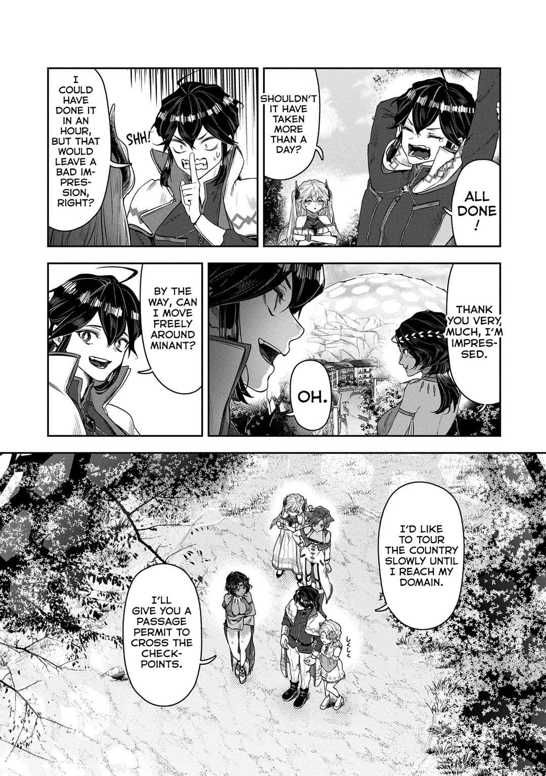 Kuni ni Saikyou no Barrier wo Hattara Heiwa ni Narisugite Tsuihousaremashita ~Ore no Mahou ga Yabasugite, Bijo to Mazoku ni Kakomarerun da ga!?~ Chapter 6 page 7