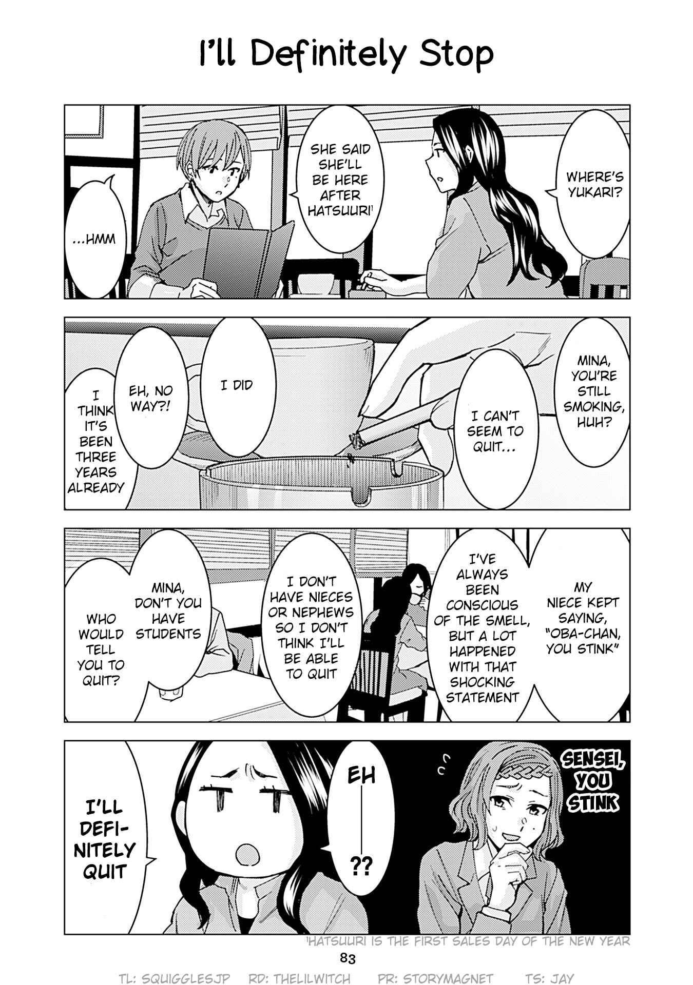 Kusanagi-sensei Is Being Tested Chapter 191 page 0