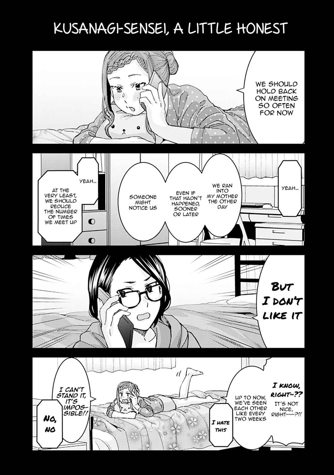 Kusanagi-sensei Is Being Tested Chapter 324 page 0