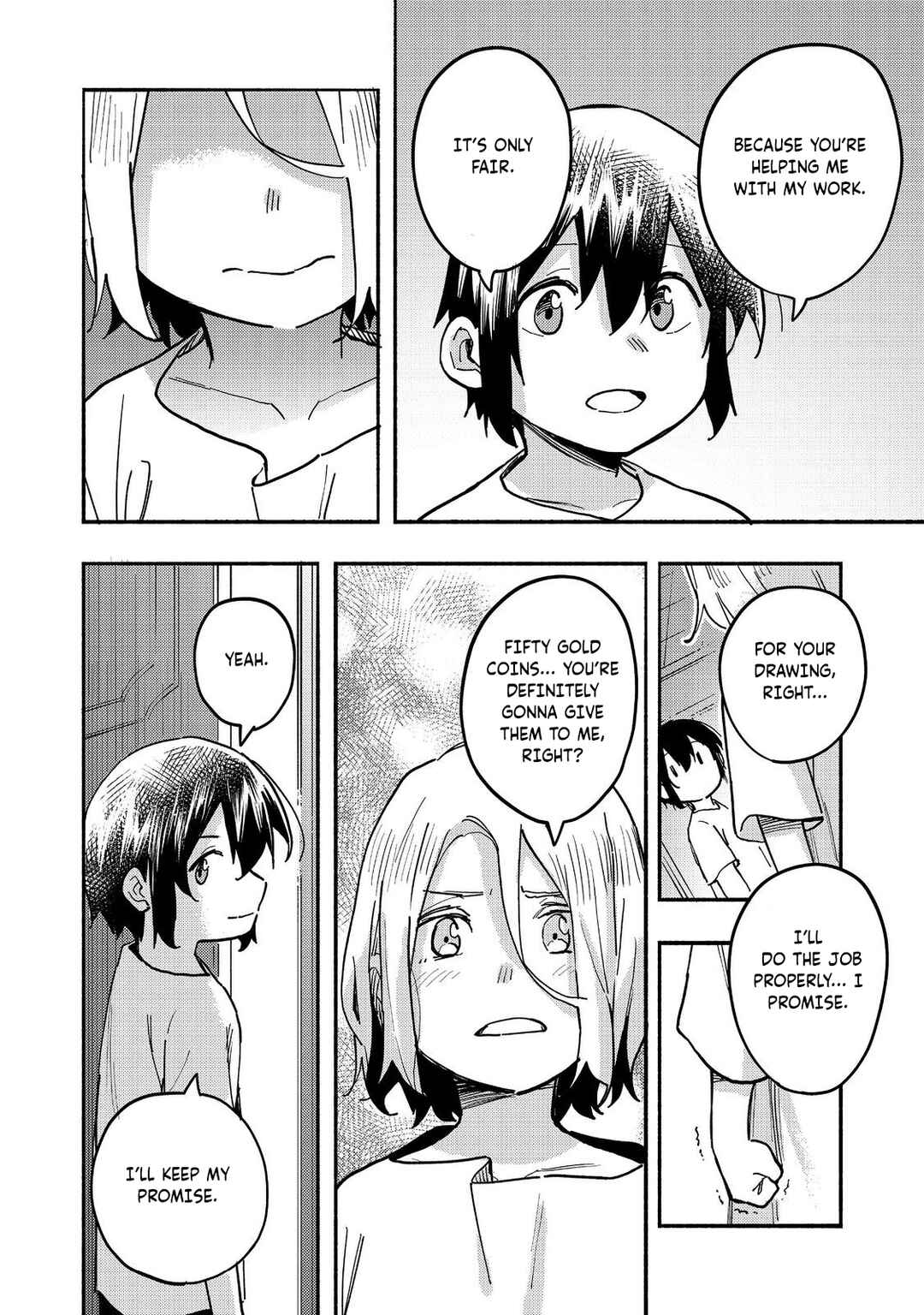 Kyou mo E ni Kaita Mochi ga Umai Chapter 26 page 18