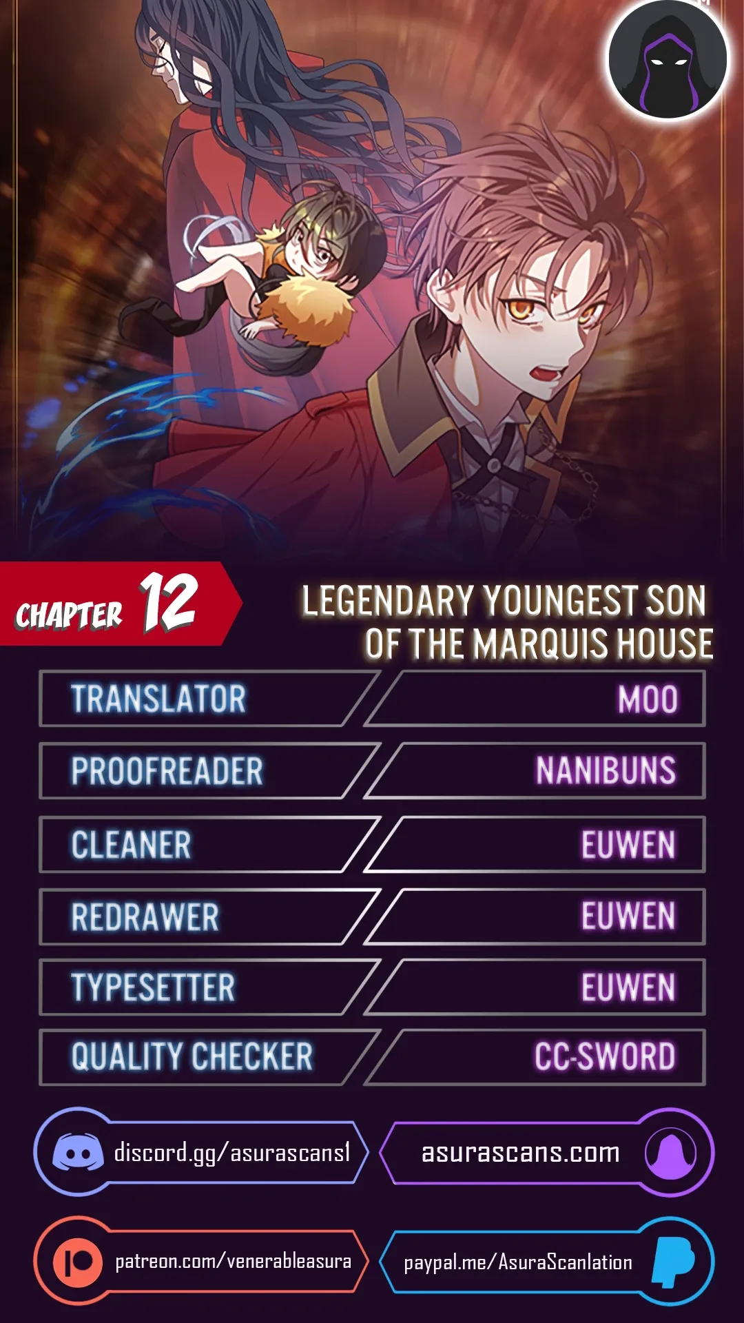 Legendary Youngest Son of the Marquis House Chapter 12 page 0