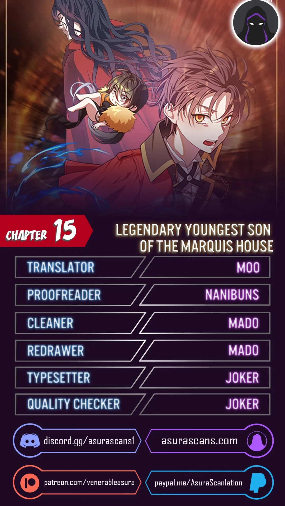Legendary Youngest Son of the Marquis House Chapter 15 page 0
