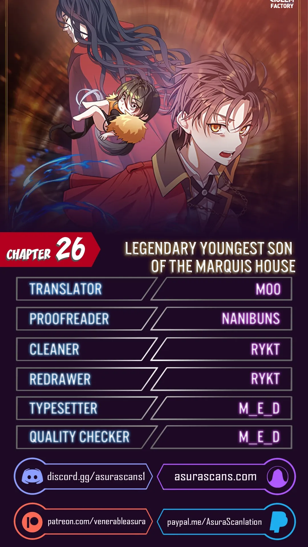Legendary Youngest Son of the Marquis House Chapter 26 page 0