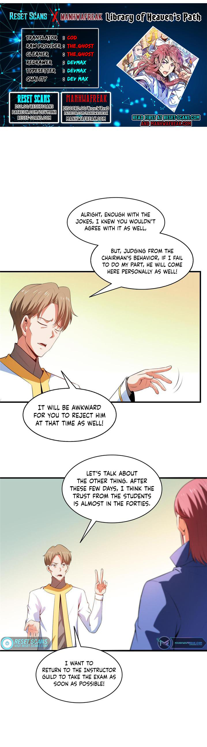 Library to Heaven’s Path Chapter 212 page 0