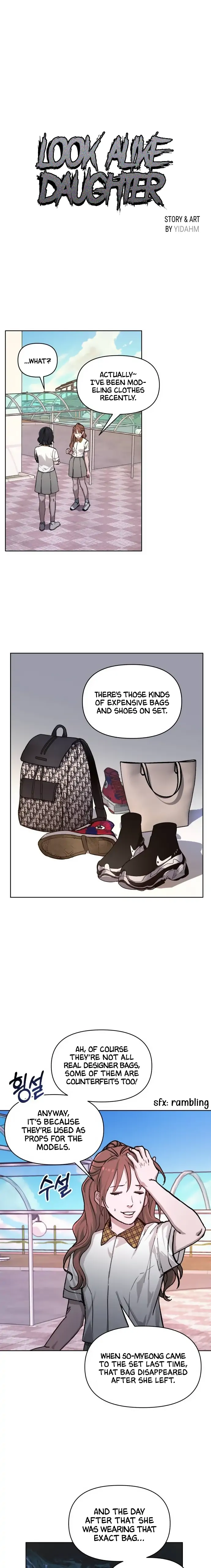 Look-Alike Daughter Chapter 7 page 1