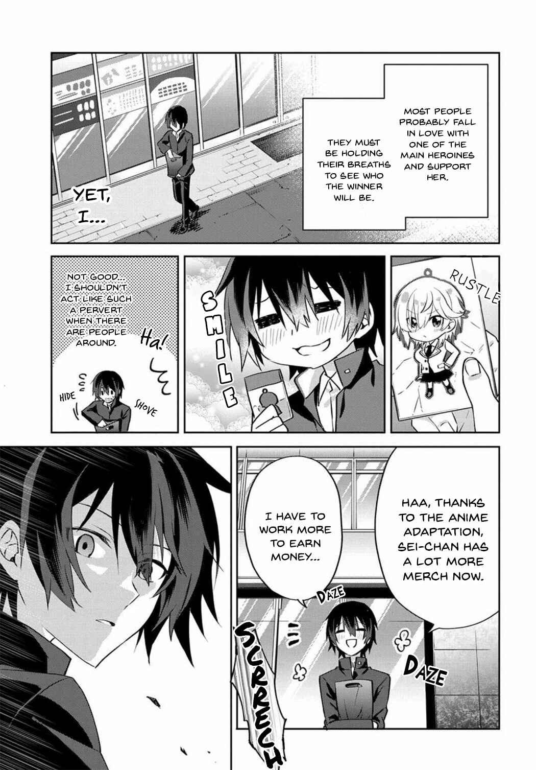 Love Come Manga ni Haitte Shimatta node, Oshi no Make Heroine wo Zenryoku de Shiawase ni Suru Chapter 1 page 9