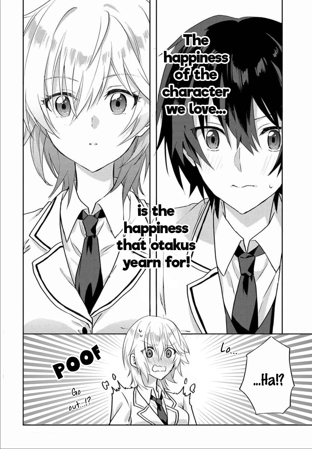 Love Come Manga ni Haitte Shimatta node, Oshi no Make Heroine wo Zenryoku de Shiawase ni Suru Chapter 1 page 21