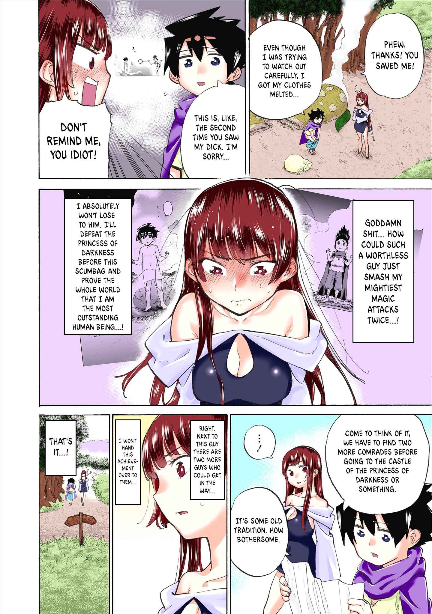 Love Comedy Hero & the Princess of Darkness Chapter 9.4 page 1