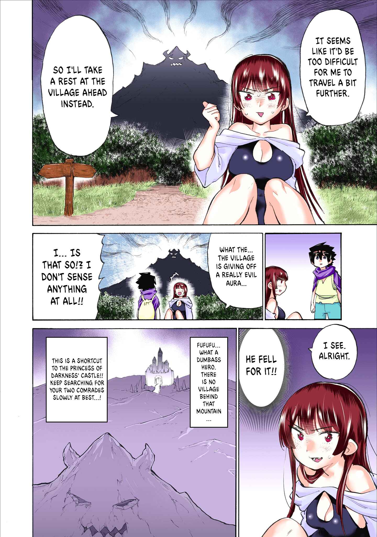 Love Comedy Hero & the Princess of Darkness Chapter 9.4 page 3