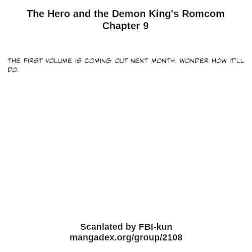 Love Comedy Hero & the Princess of Darkness Chapter 9 page 12