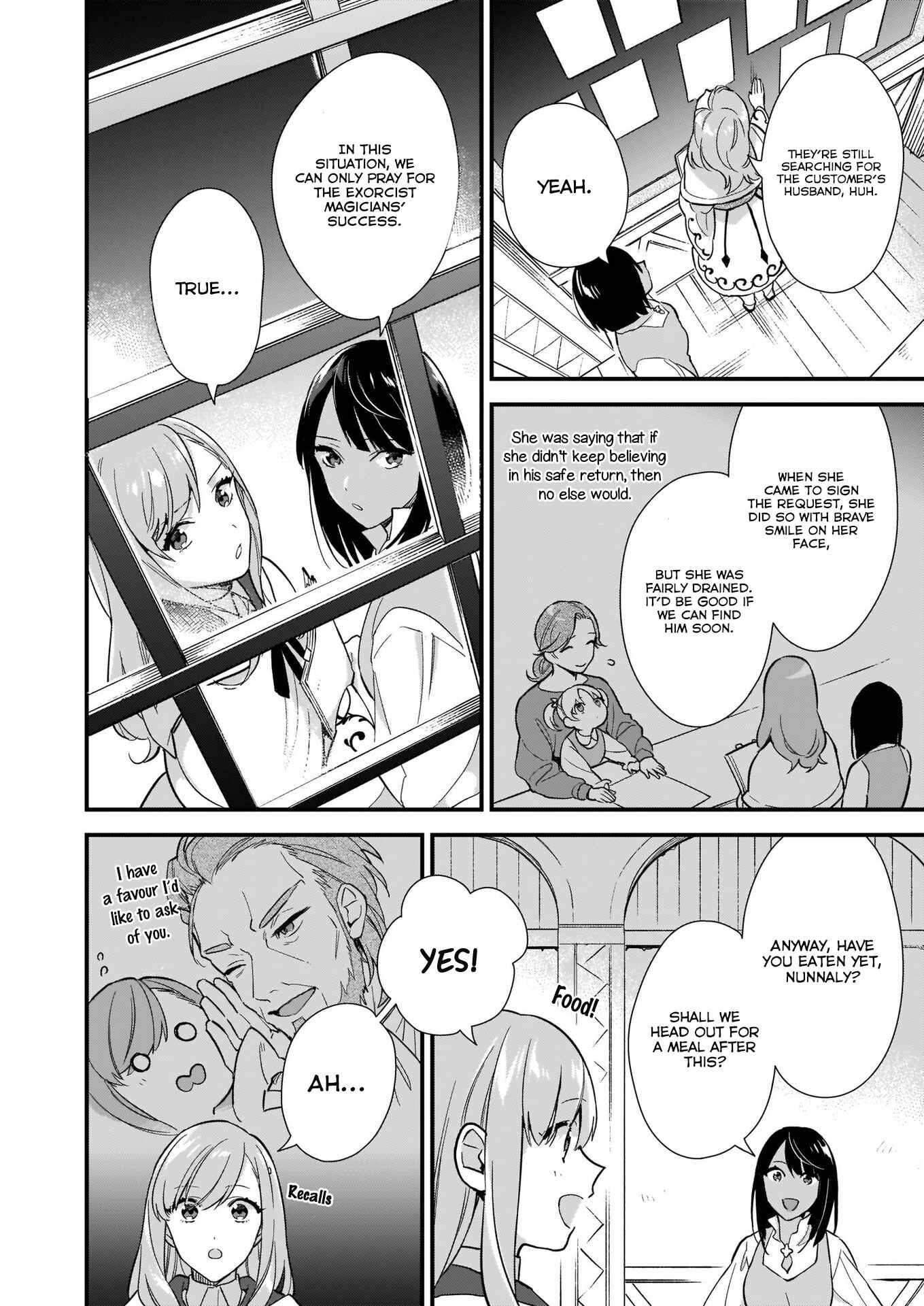 Mahou Sekai no Uketsukejou ni Naritai desu! Chapter 7 page 8