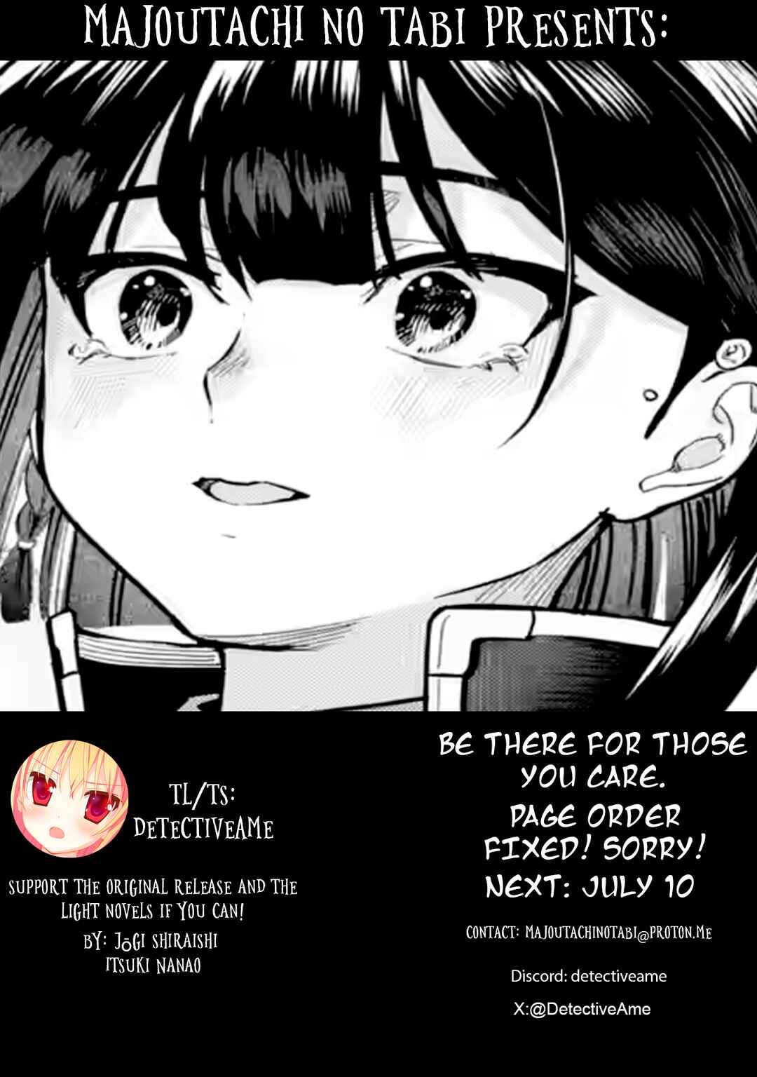 Majo no Tabitabi Chapter 26.2 page 0