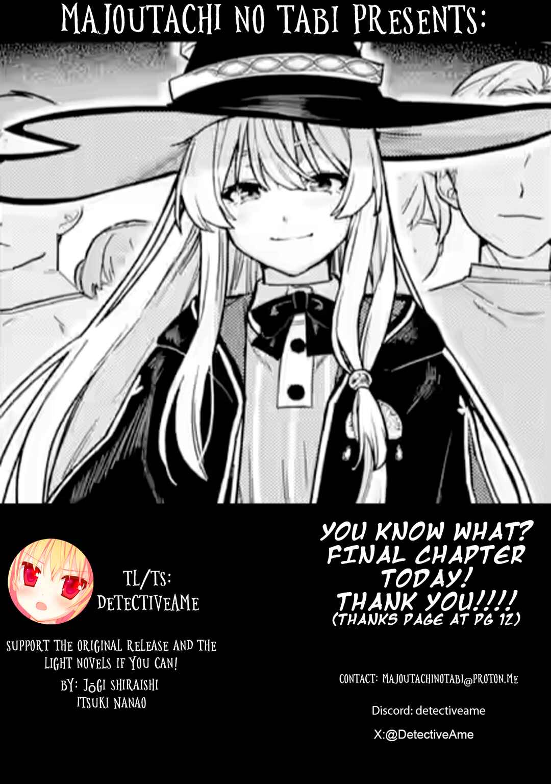 Majo no Tabitabi Chapter 26.4 page 0