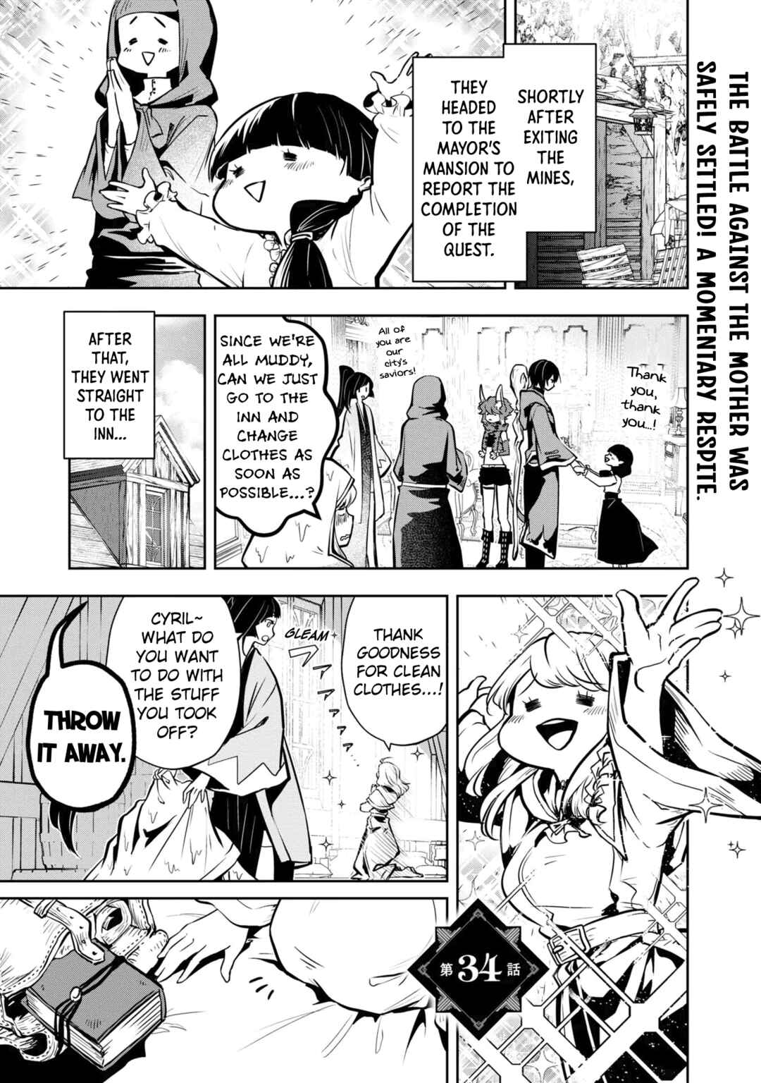 Majutsu Gakuin wo Shuseki de Sotsugyoushita Ore ga Boukensha wo Hajimeru no wa sonna ni okashii darouka Chapter 34 page 1