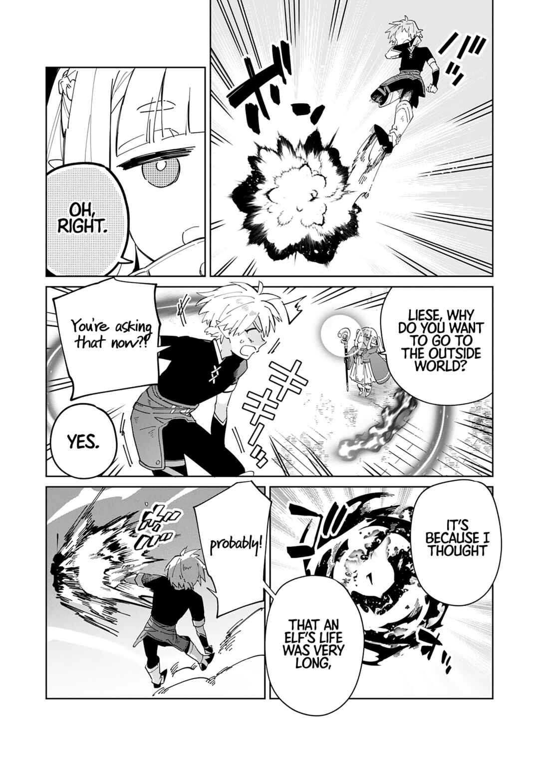 Majutsu wo Kiwamete Tabi ni Deta Tensei Elf, Moteamashita Jumyou de Ikeru Densetsu to naru Chapter 3 page 14