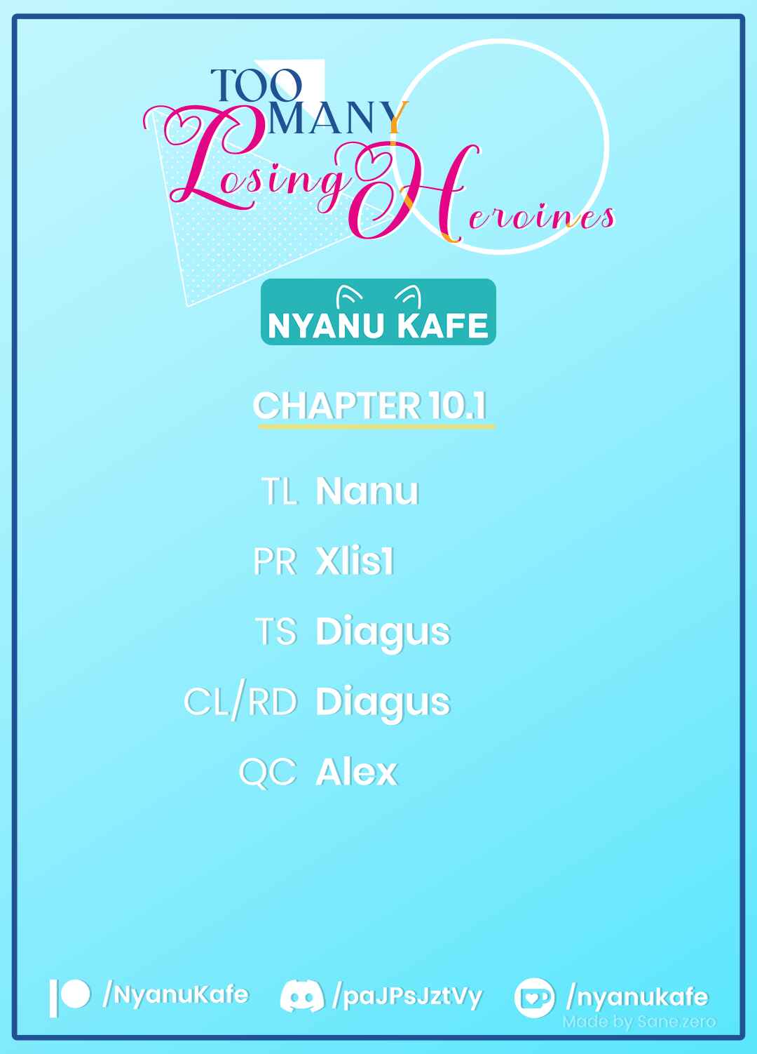 Make Heroine ga Oosugiru! Chapter 10.1 page 0