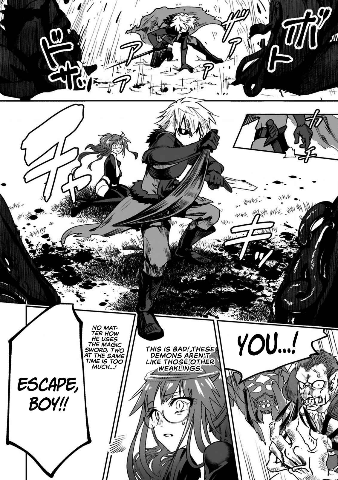 Maken Tsukai no Moto Shounen Hei wa, Moto Teki Kanbu no Onee-san to Issho ni Ikitai Chapter 1.2 page 6