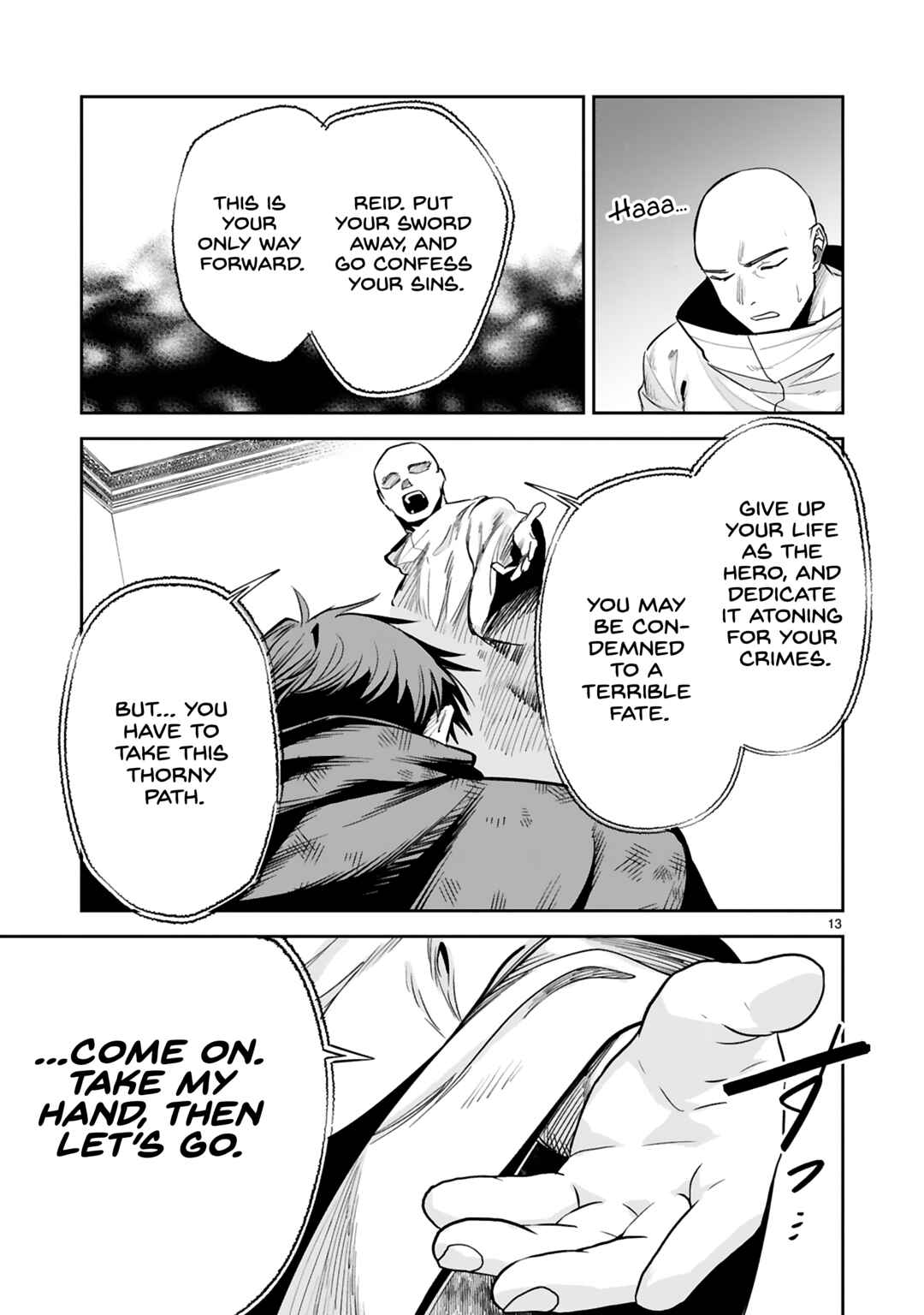Maken Tsukai no Moto Shounen Hei wa, Moto Teki Kanbu no Onee-san to Issho ni Ikitai Chapter 29 page 13