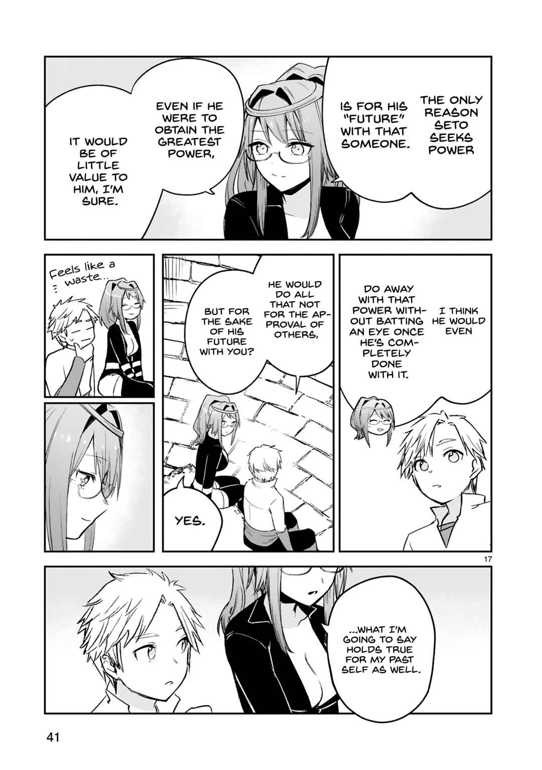 Maken Tsukai no Moto Shounen Hei wa, Moto Teki Kanbu no Onee-san to Issho ni Ikitai Chapter 35 page 17