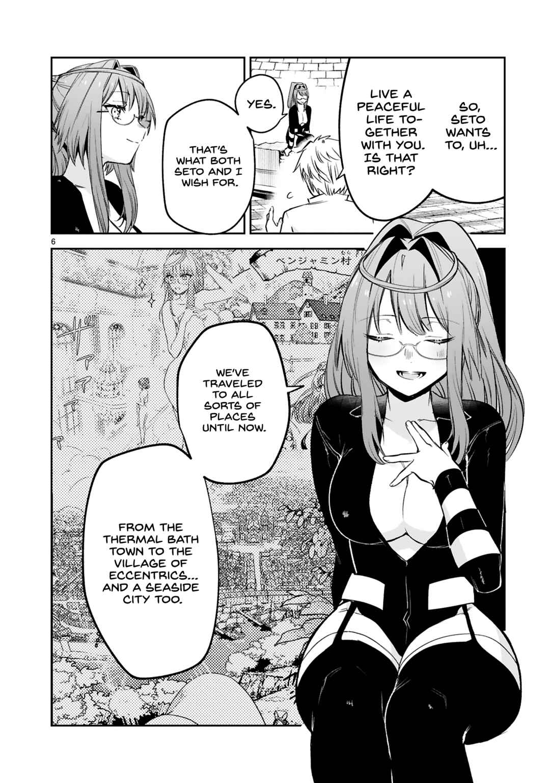 Maken Tsukai no Moto Shounen Hei wa, Moto Teki Kanbu no Onee-san to Issho ni Ikitai Chapter 35 page 6