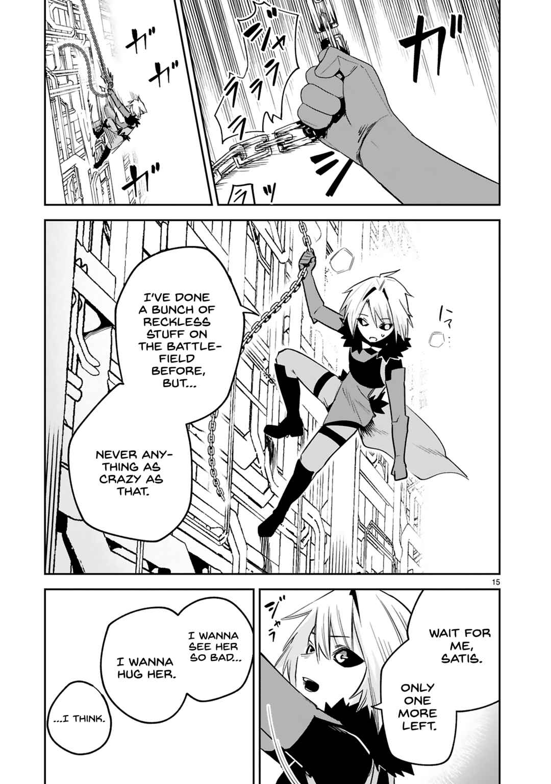 Maken Tsukai no Moto Shounen Hei wa, Moto Teki Kanbu no Onee-san to Issho ni Ikitai Chapter 37 page 15