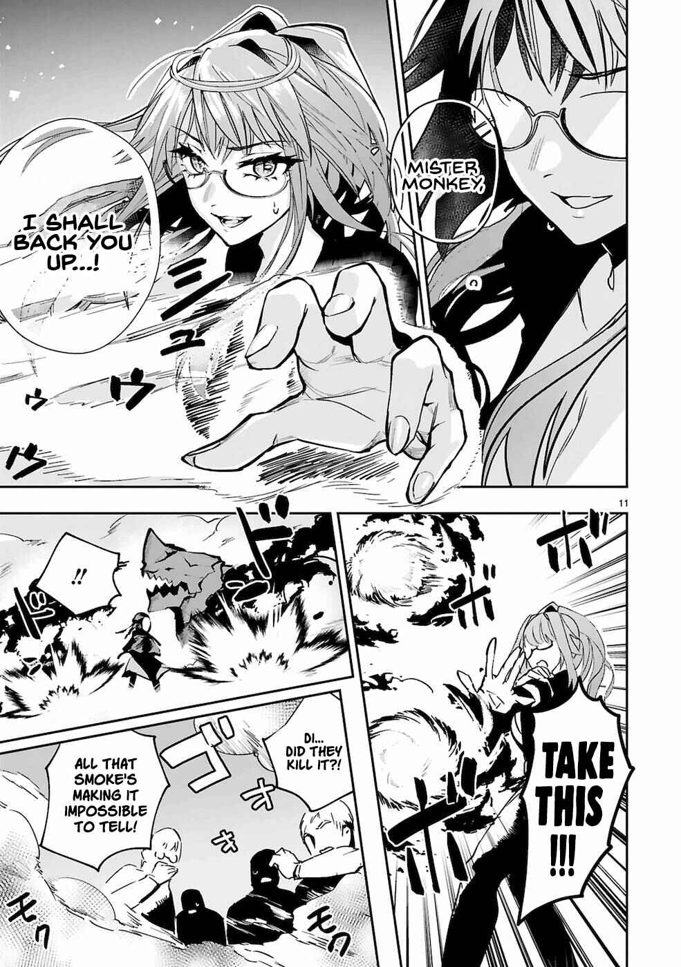 Maken Tsukai no Moto Shounen Hei wa, Moto Teki Kanbu no Onee-san to Issho ni Ikitai Chapter 6 page 9