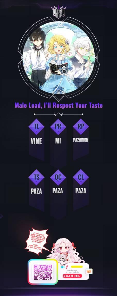 Male Lead, I’ll Respect Your Taste Chapter 7 page 0