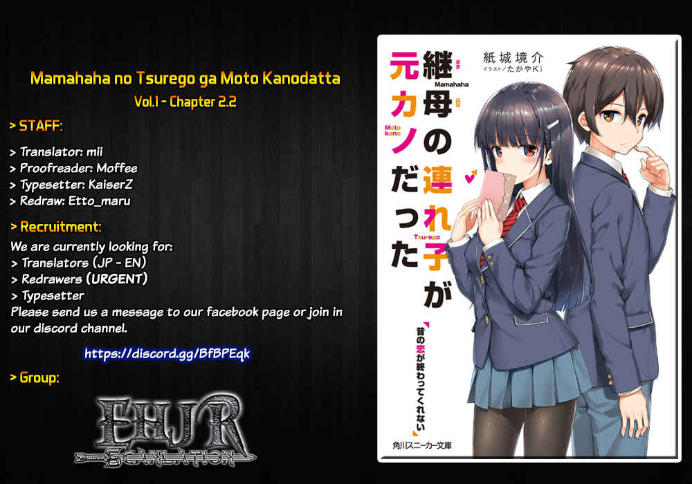 Mamahaha no Tsurego ga Moto Kanodatta Chapter 2.2 page 0