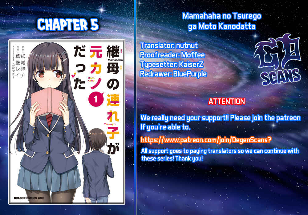 Mamahaha no Tsurego ga Moto Kanodatta Chapter 5.1 page 0