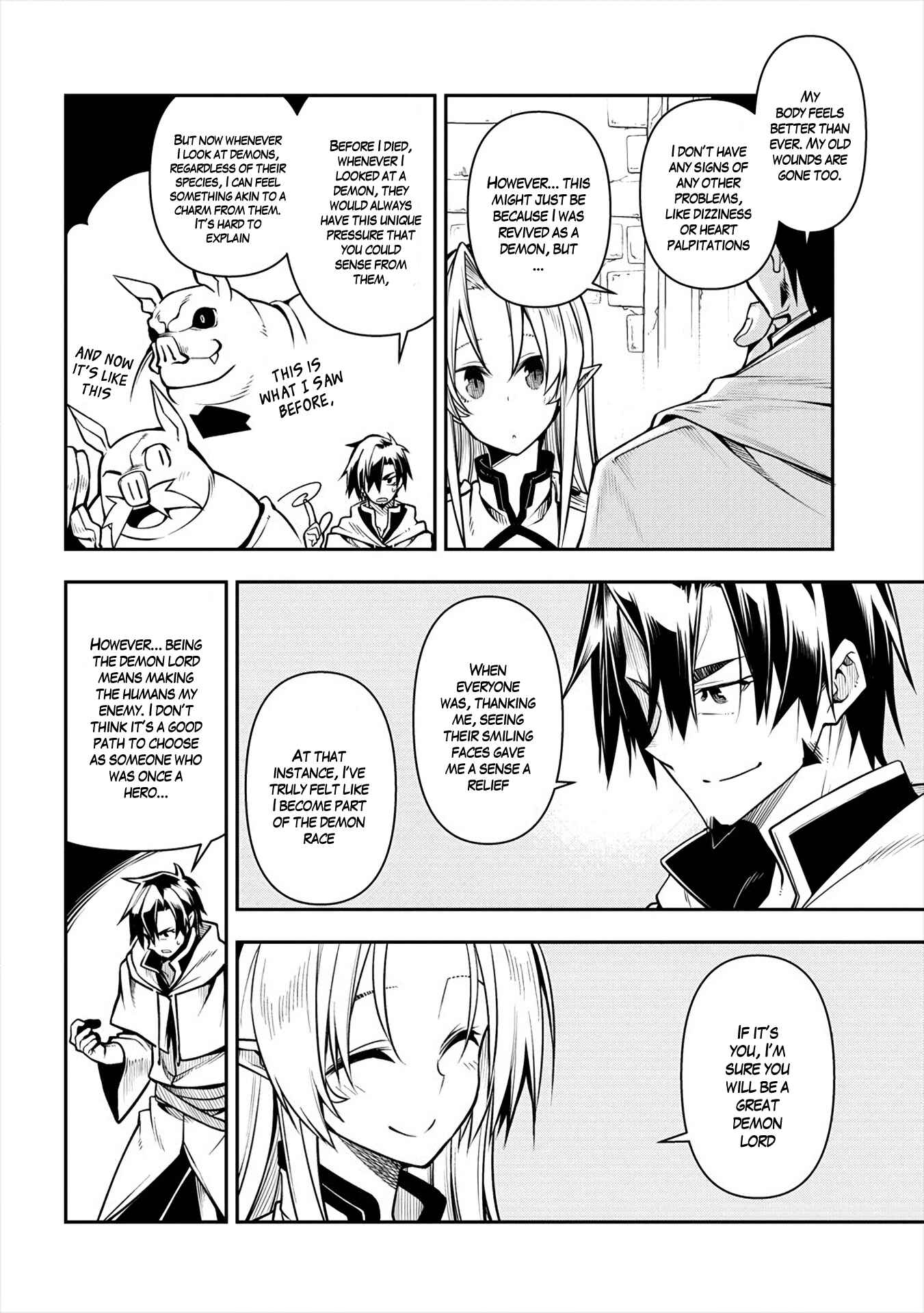 Manadeshi ni Uragirarete Shinda Ossan Yuusha, Shijou Saikyou no Maou to Shite Ikikaeru Chapter 2 page 4