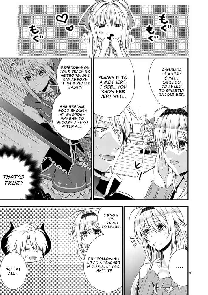 Maou Desu. Onna Yuusha no Hahaoya to Saikon Shita no de, Onna Yuusha ga Giri no Musume ni Narimashita Chapter 14 page 9