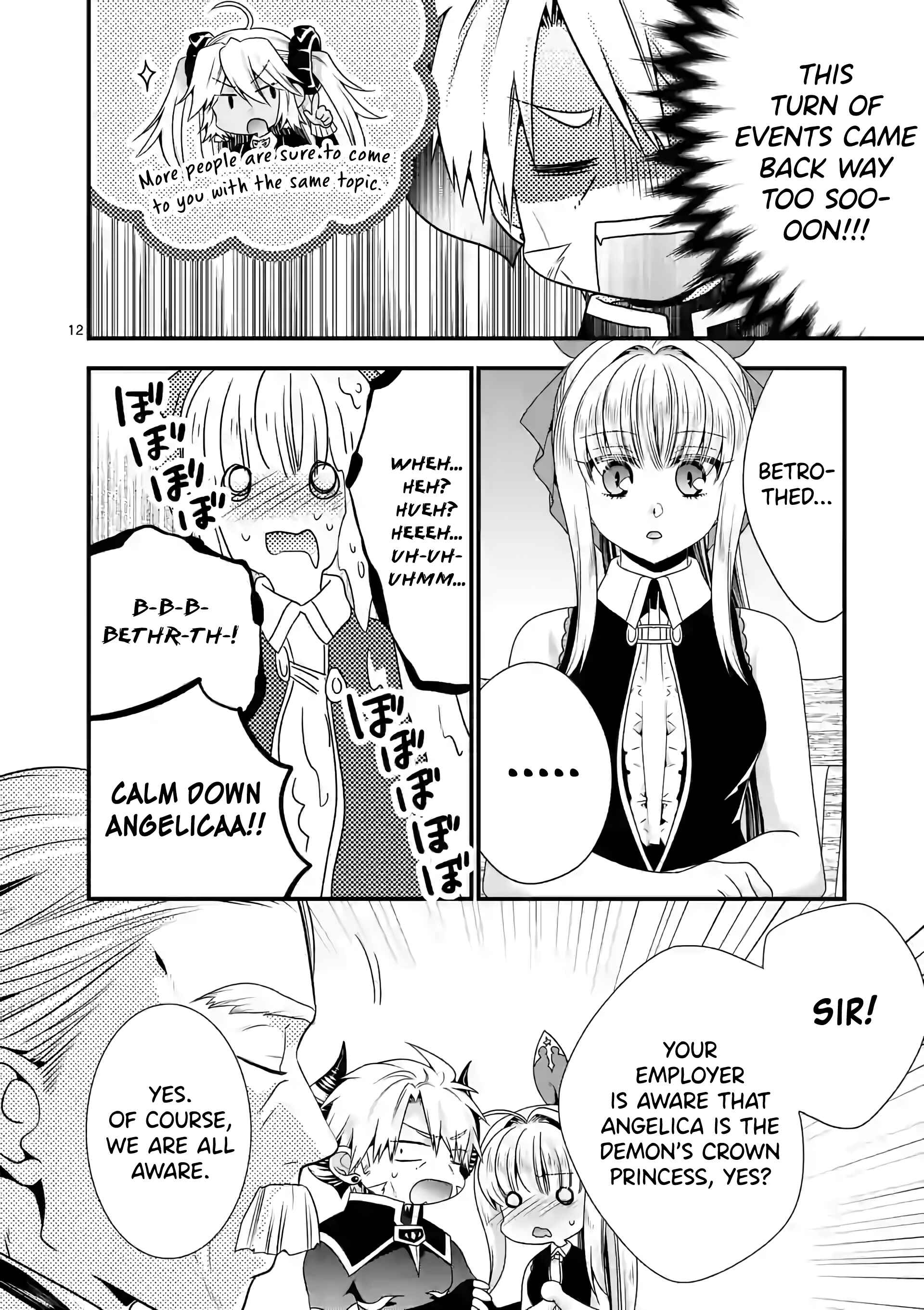 Maou Desu. Onna Yuusha no Hahaoya to Saikon Shita no de, Onna Yuusha ga Giri no Musume ni Narimashita Chapter 38 page 12