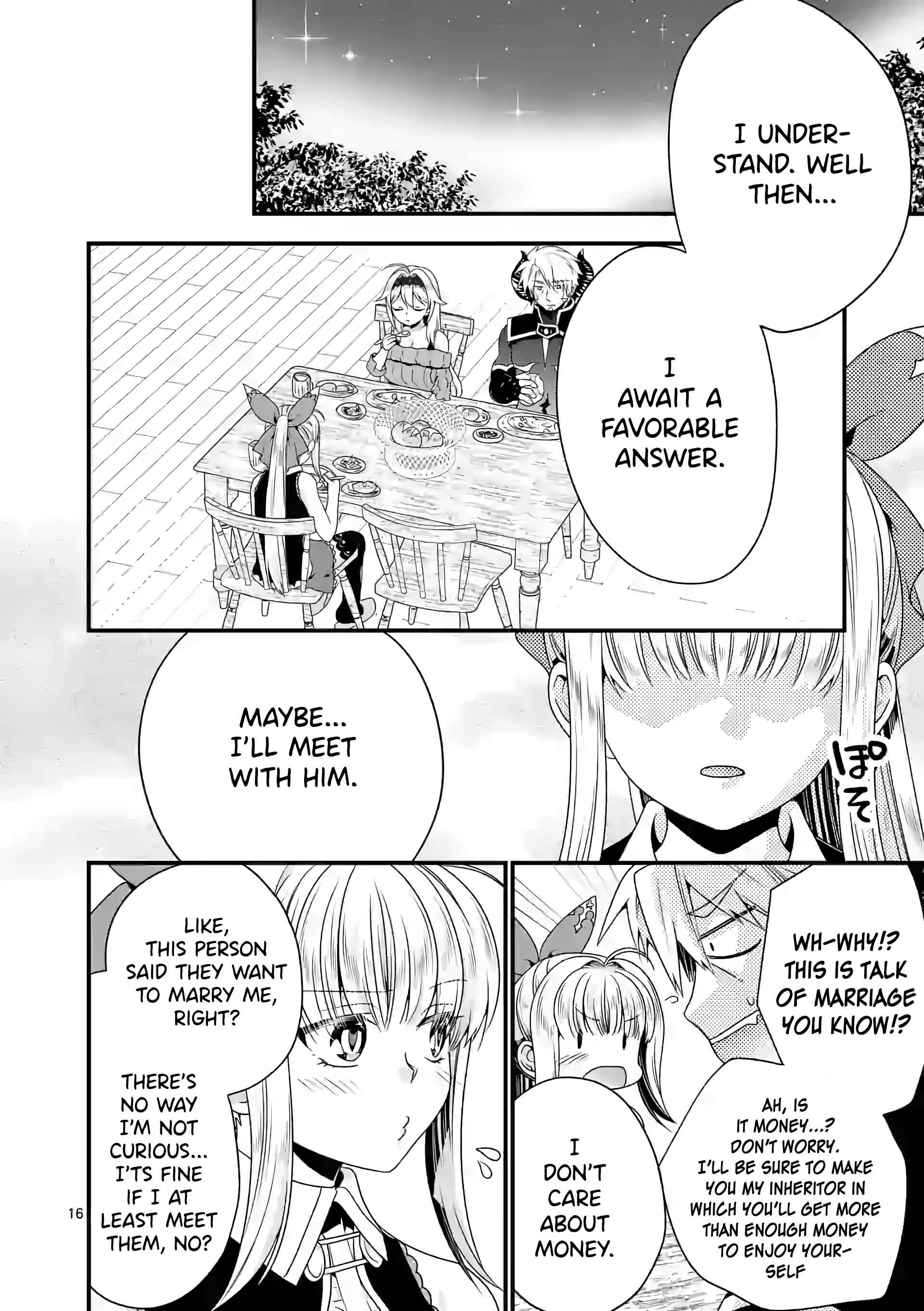 Maou Desu. Onna Yuusha no Hahaoya to Saikon Shita no de, Onna Yuusha ga Giri no Musume ni Narimashita Chapter 38 page 16