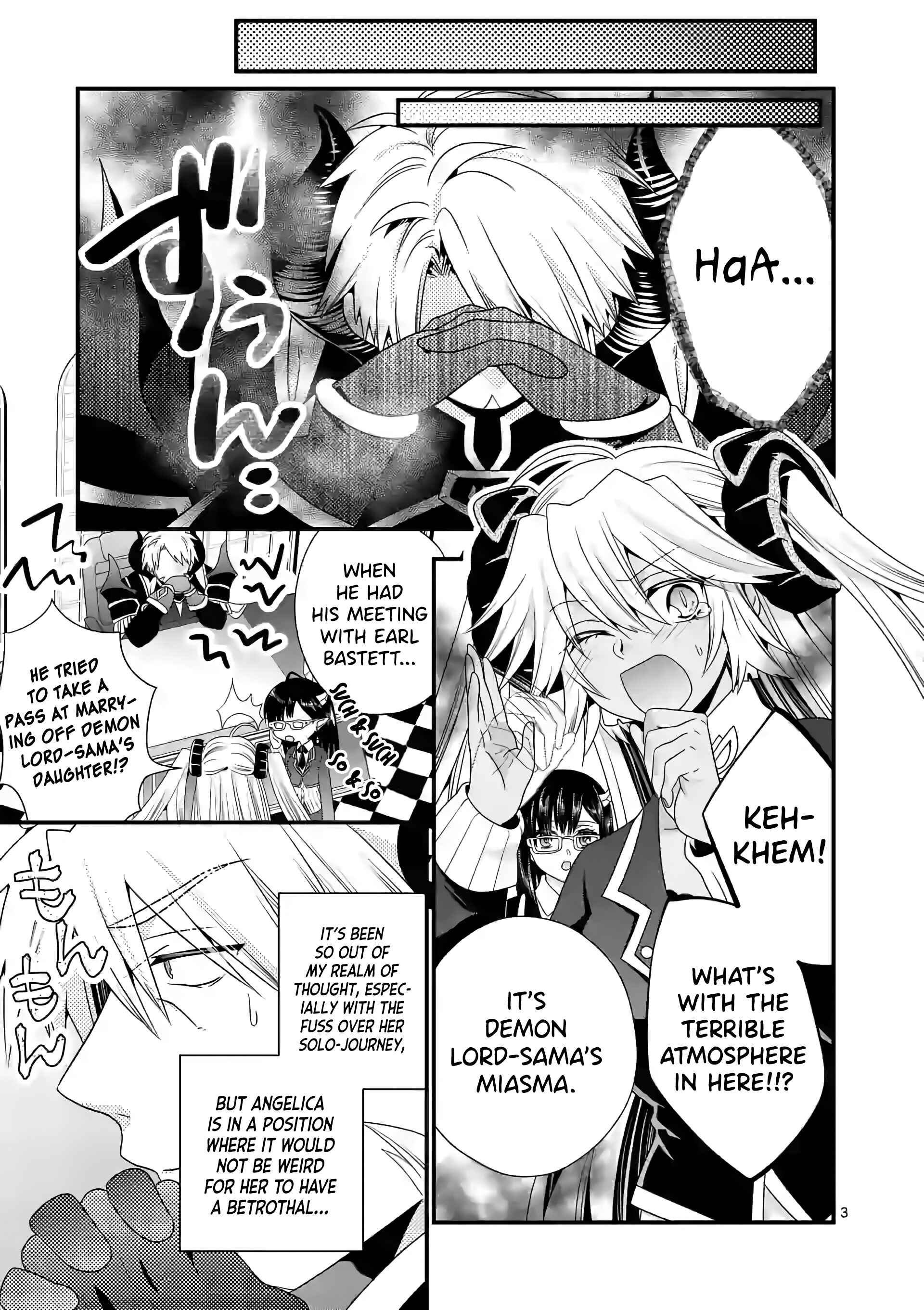 Maou Desu. Onna Yuusha no Hahaoya to Saikon Shita no de, Onna Yuusha ga Giri no Musume ni Narimashita Chapter 38 page 3