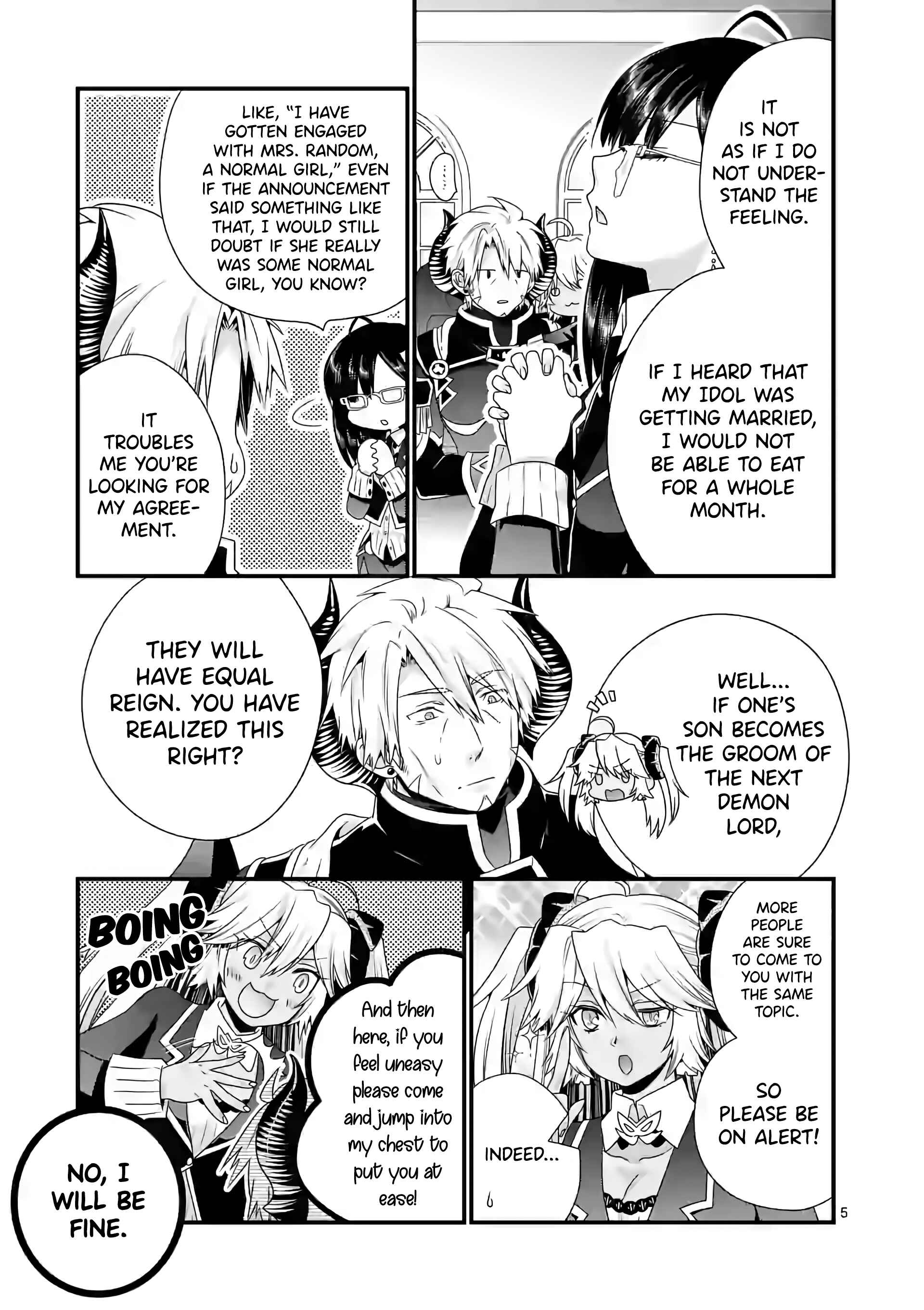 Maou Desu. Onna Yuusha no Hahaoya to Saikon Shita no de, Onna Yuusha ga Giri no Musume ni Narimashita Chapter 38 page 5