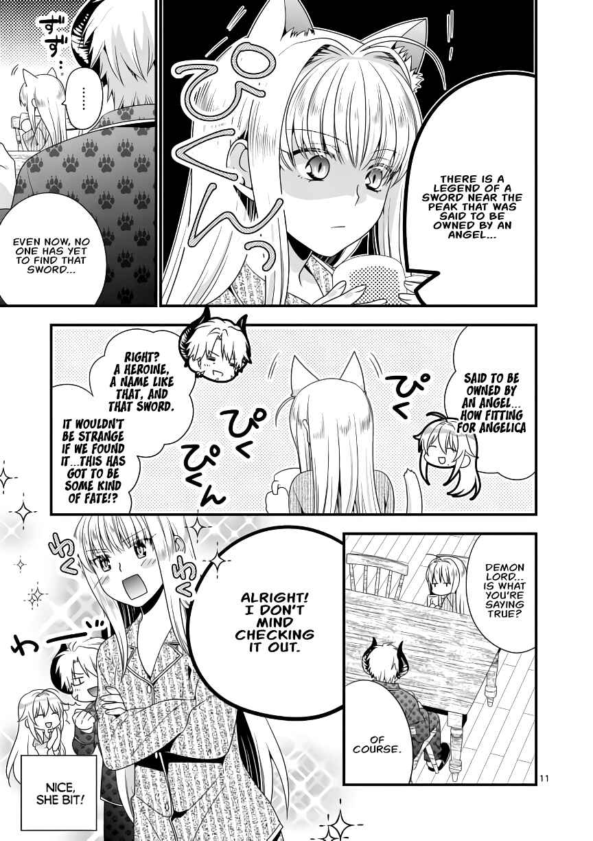 Maou Desu. Onna Yuusha no Hahaoya to Saikon Shita no de, Onna Yuusha ga Giri no Musume ni Narimashita Chapter 6 page 11