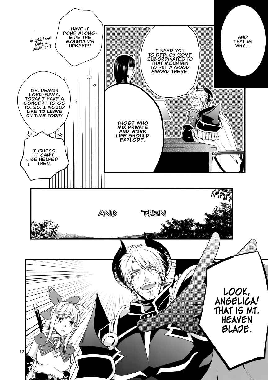 Maou Desu. Onna Yuusha no Hahaoya to Saikon Shita no de, Onna Yuusha ga Giri no Musume ni Narimashita Chapter 6 page 12