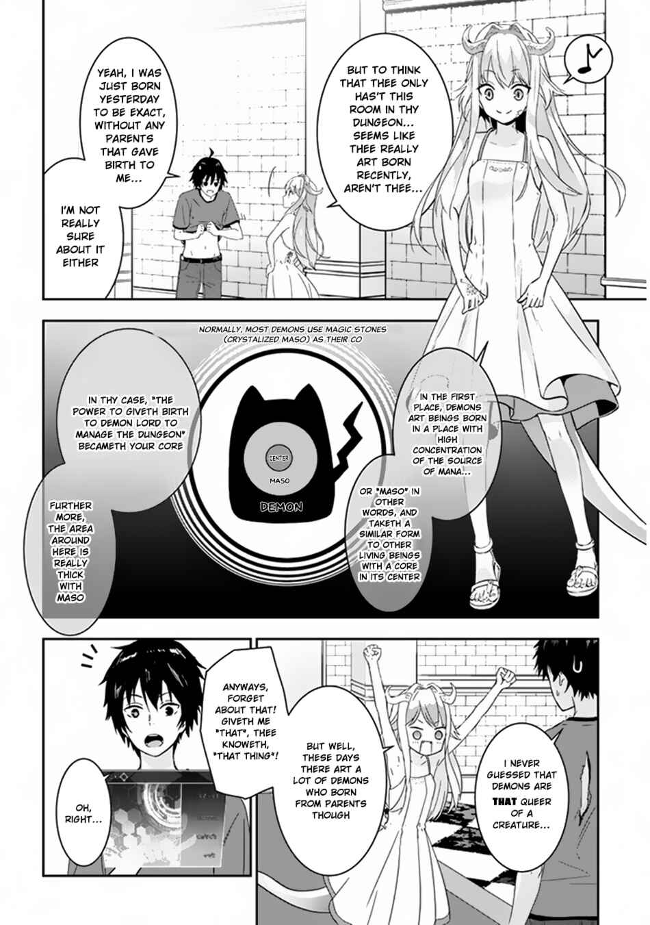 Maou ni Natta node, Dungeon Tsukutte Jingai Musume to Honobono suru Chapter 1.2 page 10