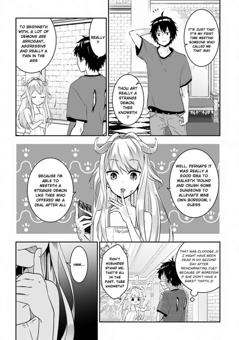 Maou ni Natta node, Dungeon Tsukutte Jingai Musume to Honobono suru Chapter 1.2 page 12