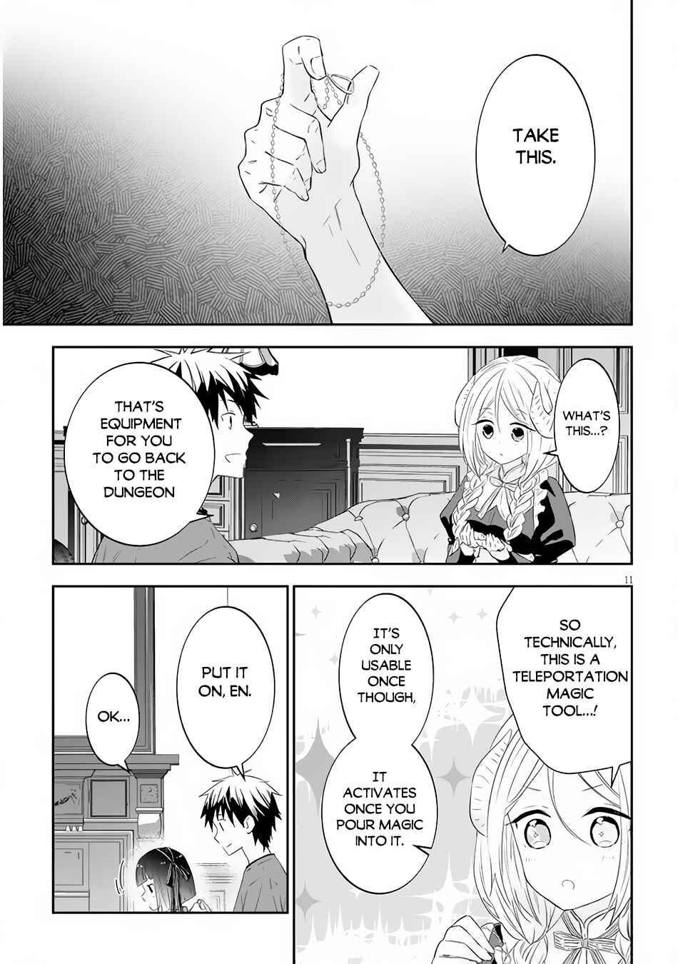 Maou ni Natta node, Dungeon Tsukutte Jingai Musume to Honobono suru Chapter 53.2 page 1