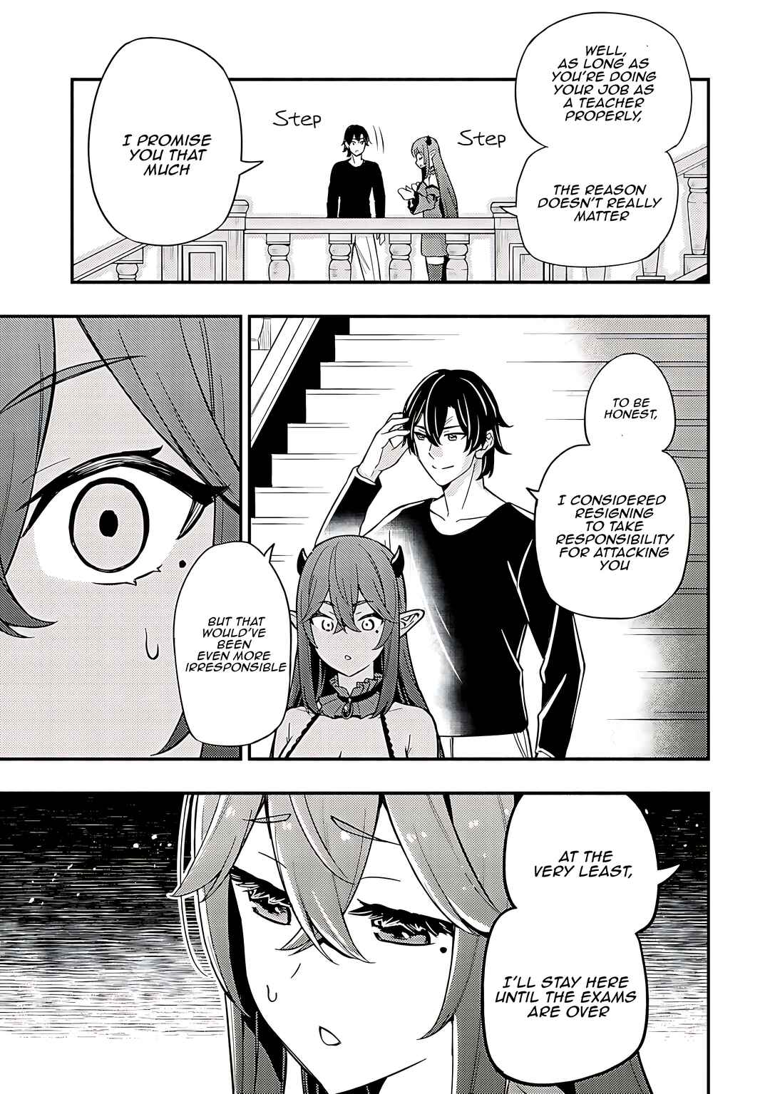 Maou Reijou no Kyouiku Gakari ~Yuusha Gakuin o Tsuihou Sareta Heimin Kyoushi wa Maou no Musume-Tachi no Katei Kyoushi to Naru~ Chapter 16 page 26