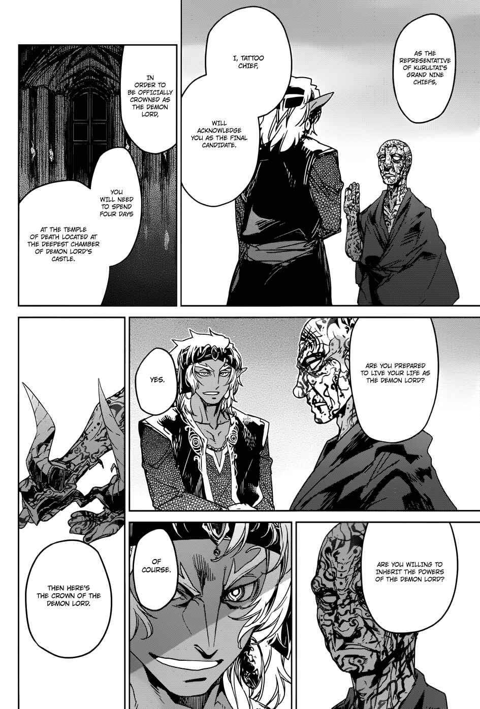 MAOYU : Archenemy and Hero “Become mine, Hero” “I refuse!” Chapter 29 page 38