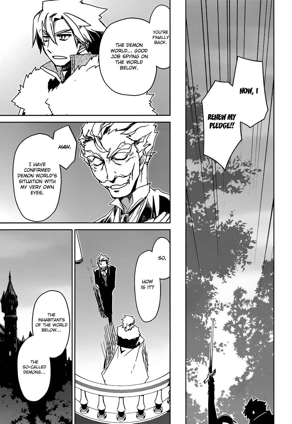 MAOYU : Archenemy and Hero “Become mine, Hero” “I refuse!” Chapter 32 page 29