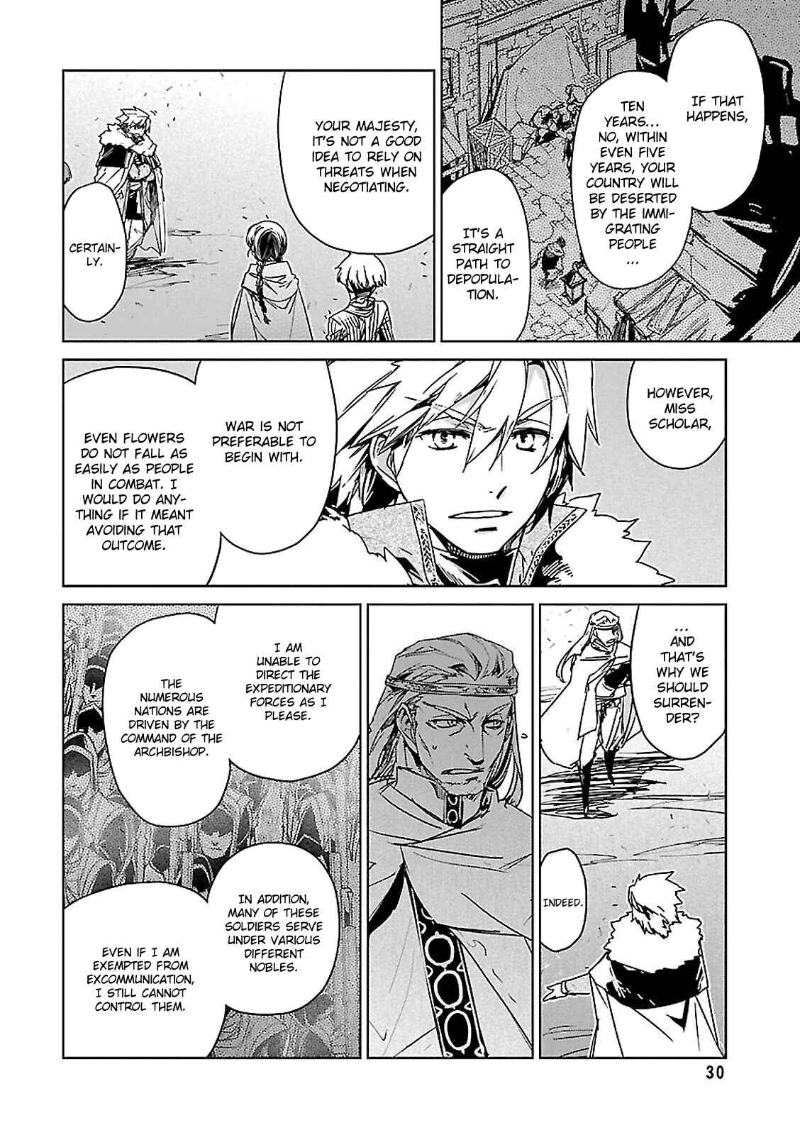 MAOYU : Archenemy and Hero “Become mine, Hero” “I refuse!” Chapter 56 page 24