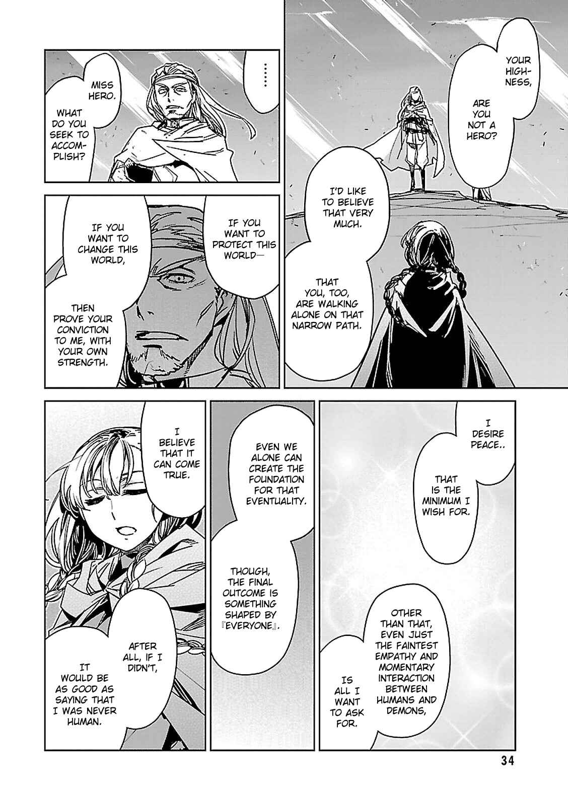 MAOYU : Archenemy and Hero “Become mine, Hero” “I refuse!” Chapter 56 page 28