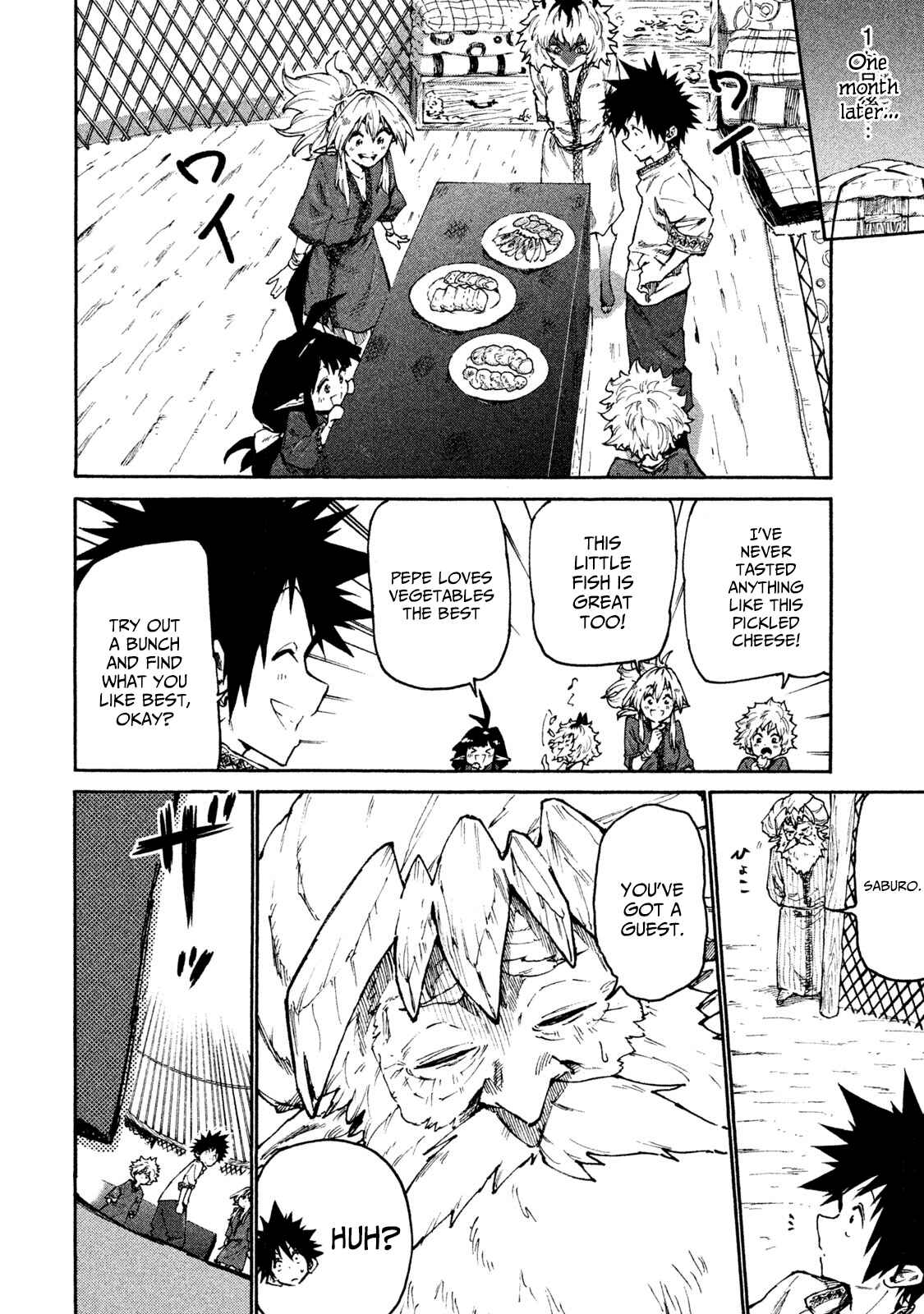 Mazumeshi Elf to Yuboku gurashi Chapter 29 page 14