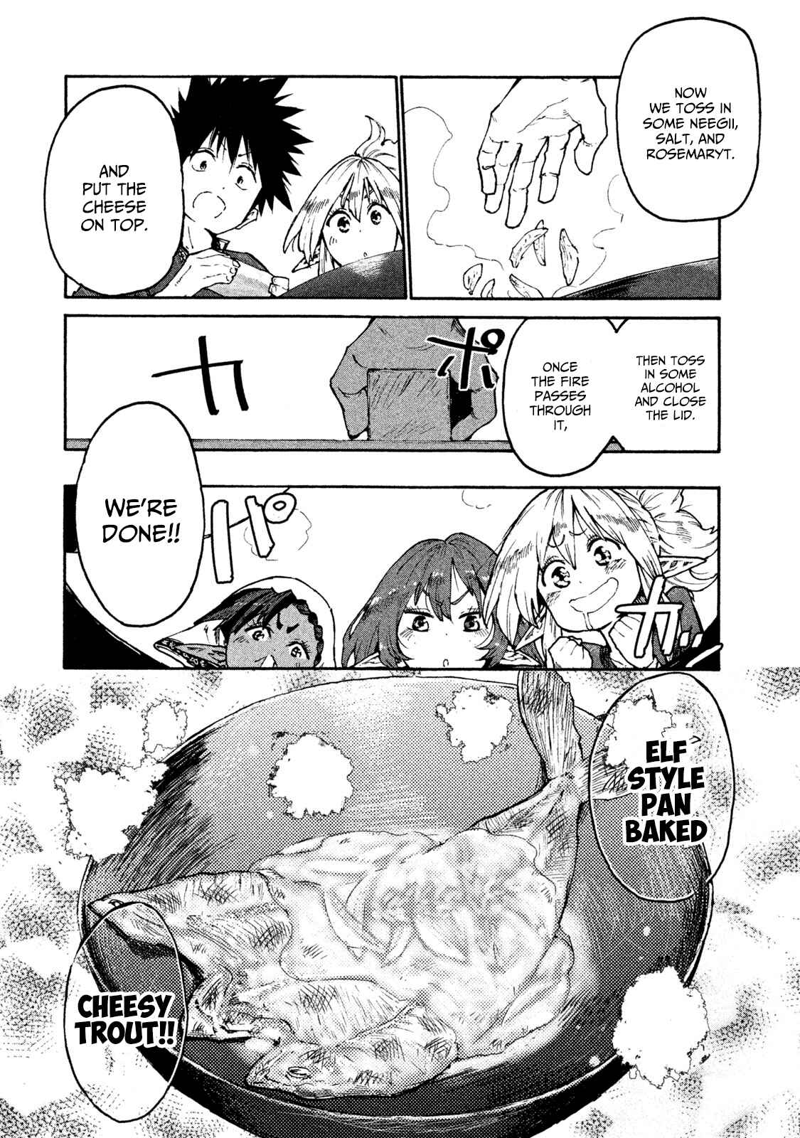 Mazumeshi Elf to Yuboku gurashi Chapter 32 page 13