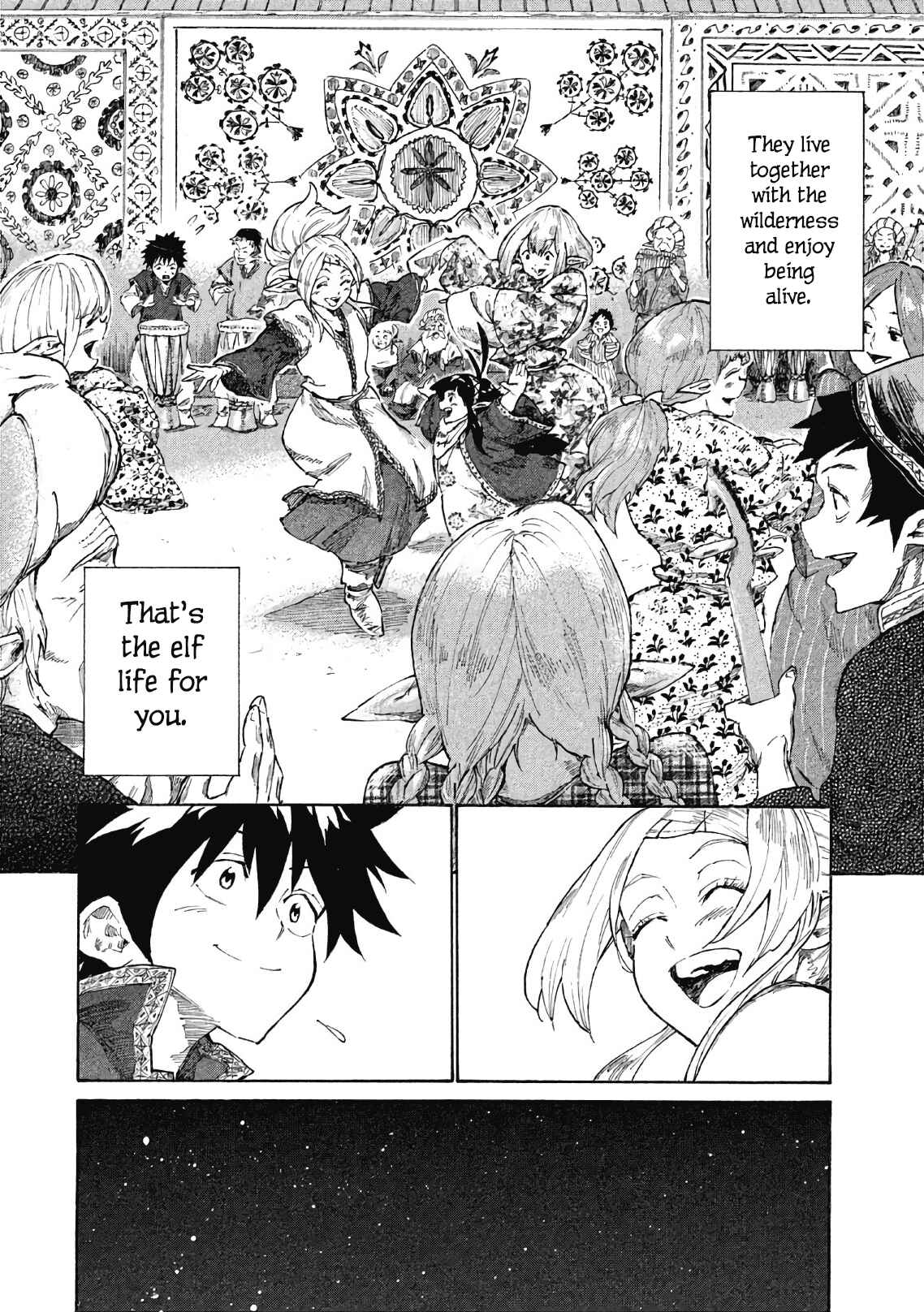Mazumeshi Elf to Yuboku gurashi Chapter 4 page 10